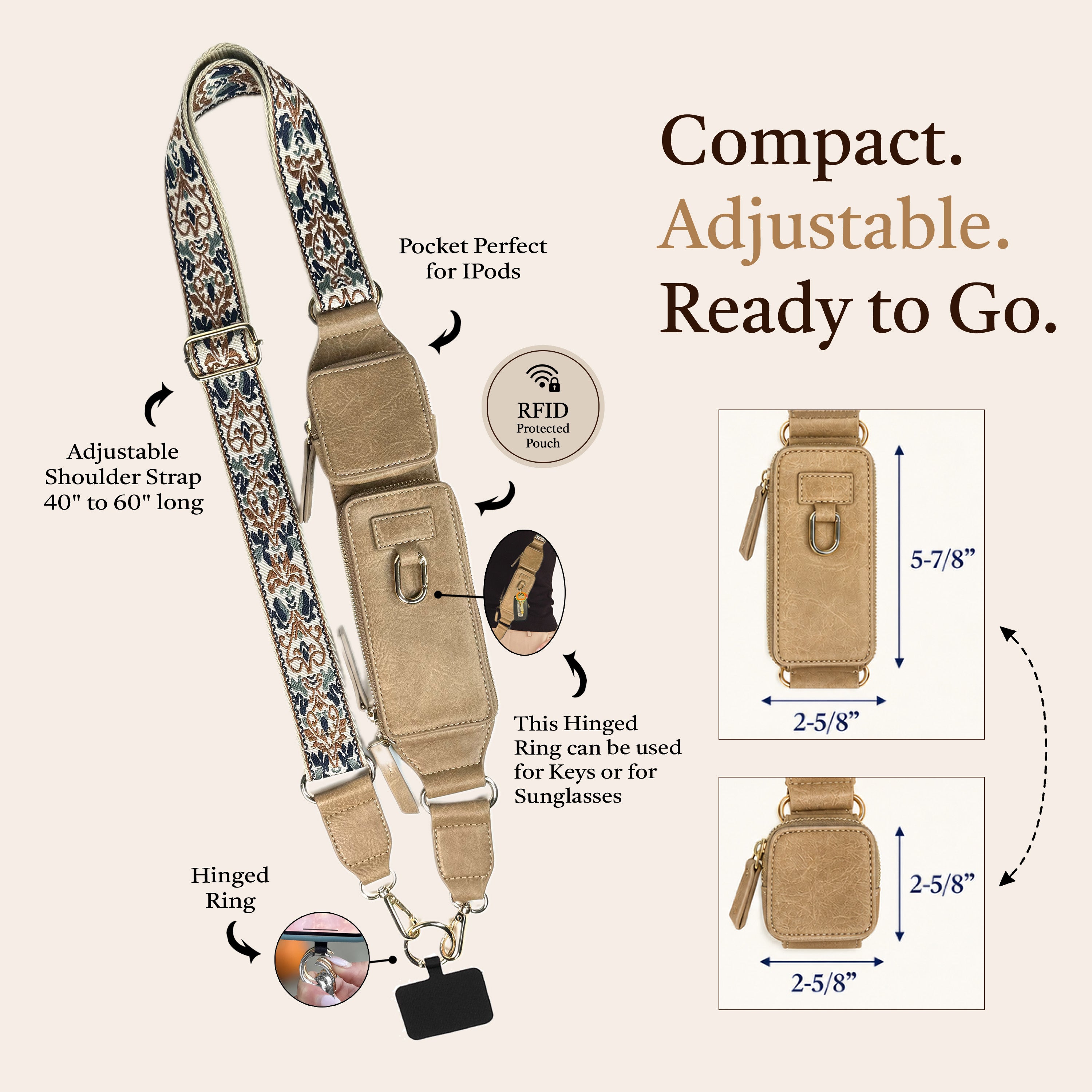 Zip & Clip RFID Phone Strap – SaveTheGirls