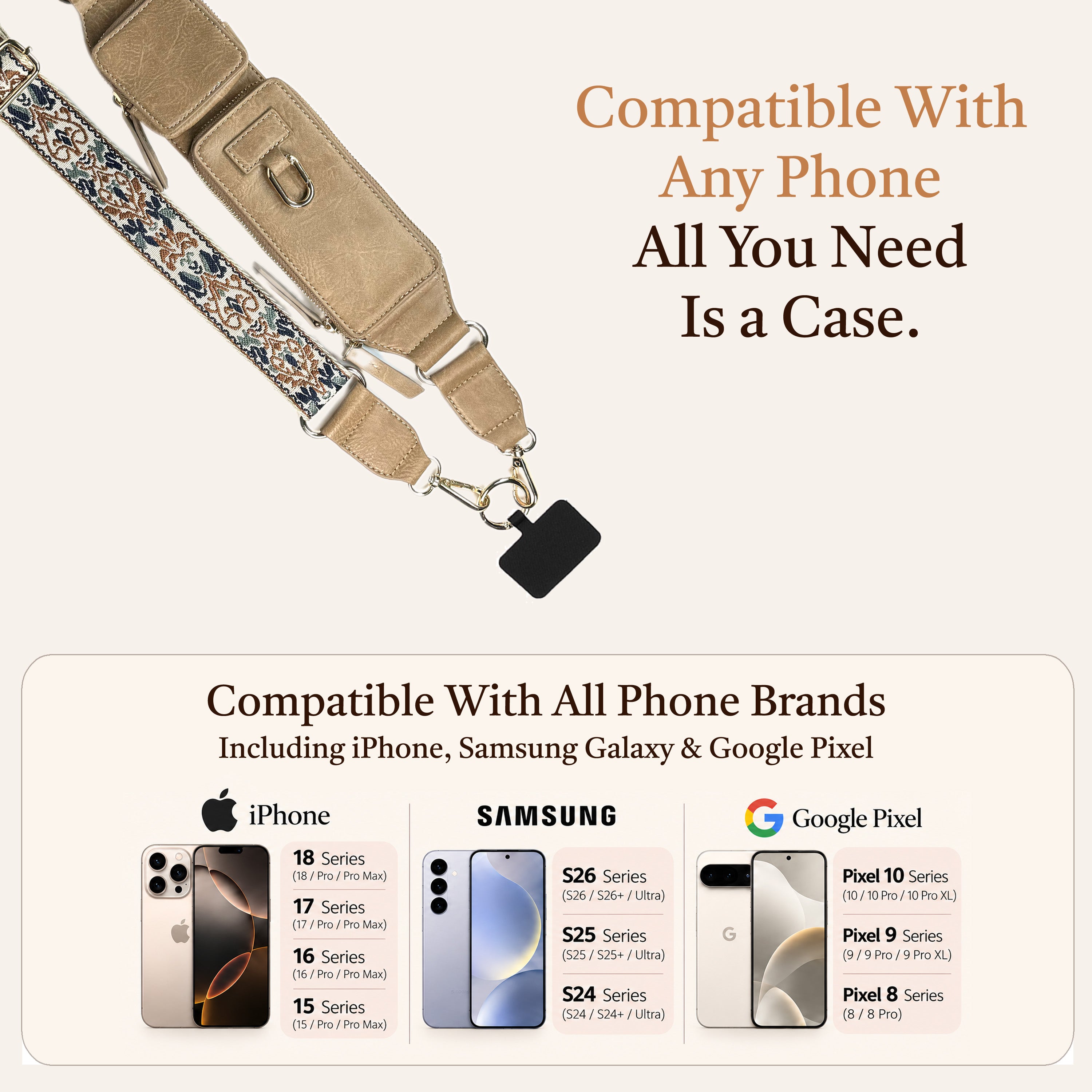 Zip & Clip RFID Phone Strap – SaveTheGirls