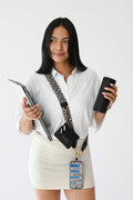 Clip & Go Strap with Zippered Pouch for phone, cards, cash, and essentials