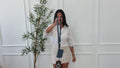 Clip & Go Strap with Pouch Brushed Vegan Leather product video, phone strap, cell phone strap, phone crossbody strap