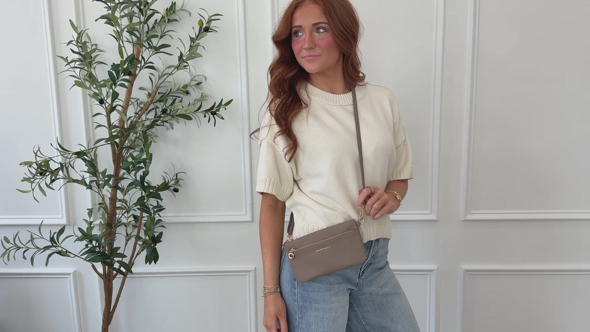 Bella RFID Touch Screen Purse product video, crossbody phone purse, cell phone purse, cell phone crossbody