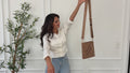 Zoe RFID Touch Screen Purse product video, crossbody phone purse, cell phone purse, RFID purse