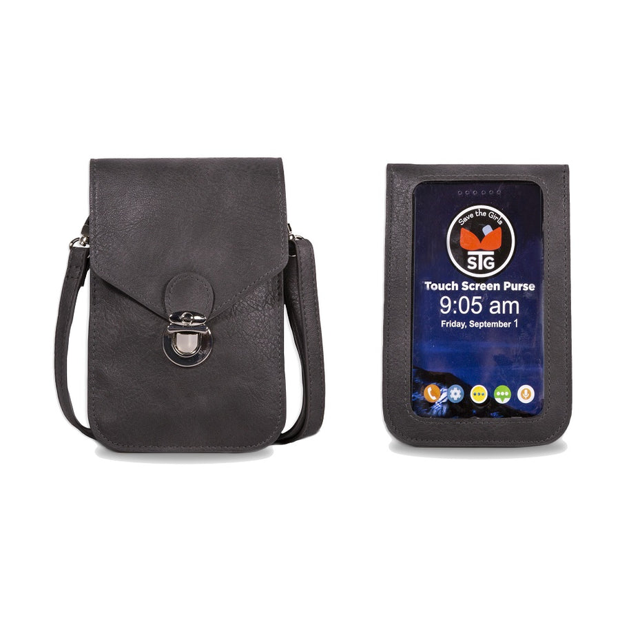 Buy S-ZONE PU Leather RFID Blocking Cellphone Wallet Clutch Purse Zippered  Crossbody Bag Phone Pouch at Amazon.in