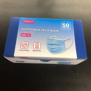 Disposable Face Masks (50 Pieces)