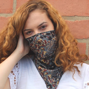 Leopard Scarf Mask