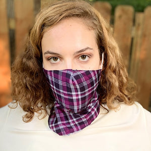 Scotty Plaid Scarf Mask