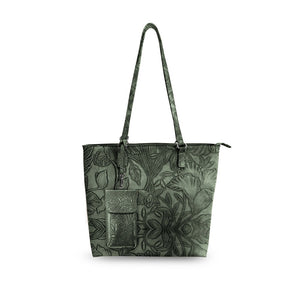 Floral Tote W/Crossbody
